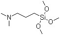 (N,N-Dimethylaminopropyl)trimethoxysilane molecular structure (CAS 2530-86-1)