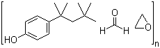 structure of CAS# 25301-02-4, Tyloxapol;4-(1,1,3,3-Tetramethylbutyl)phenol polymer with formaldehyde and oxirane