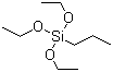 结构式 CAS# 2550-02-9, 丙基三乙氧基硅烷