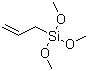 Allyltrimethoxysilane molecular structure (CAS 2551-83-9)