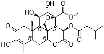 Bruceine A molecular structure (CAS 25514-31-2)