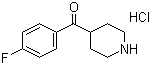 4-(4-Fluorobenzoyl)piperidine hydrochloride molecular structure (CAS 25519-78-2)