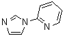 structure of CAS# 25700-14-5, 2-(1H-Imidazol-1-yl)pyridine;2-(Imidazol-1-yl)pyridine; N-(2-Pyridyl)imidazole