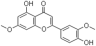 structure of CAS# 25739-41-7, Velutin;4',5-Dihydroxy-3',7-dimethoxyflavone