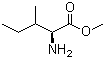 structure of CAS# 2577-46-0, Methyl L-isoleucinate;(2S,3S)-2-Amino-3-methylpentanoic acid methyl ester