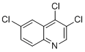 3,4,6-三氯喹啉分子结构 (CAS 25771-76-0)