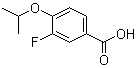 3-Fluoro-4-isopropoxybenzoic acid molecular structure (CAS 258273-30-2)