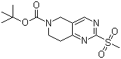 7,8-二氢-2-(甲磺酰基)吡啶并[4,3-d]嘧啶-6(5H)-甲酸叔丁酯分子结构 (CAS 259809-79-5)