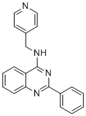 structure of CAS# 259870-32-1, 2-phenyl-N-(pyridin-4-ylmethyl)quinazolin-4-amine;WAY-641966