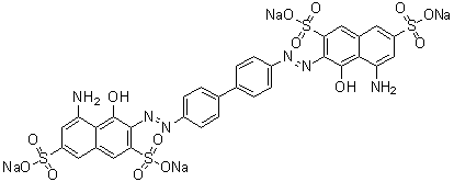 直接蓝 6分子结构 (CAS 2602-46-2)