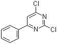 结构式 CAS# 26032-72-4, 2,4-二氯-6-苯基嘧啶