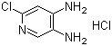 结构式 CAS# 2604-40-2, 3,4-二氨基-6-氯吡啶盐酸盐