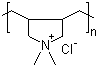 结构式 CAS# 26062-79-3, 聚季铵盐-6; 二甲基二烯丙基氯化铵的均聚物