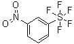 结构式 CAS# 2613-26-5, 3-(五氟硫基)硝基苯