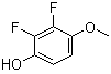 2,3-Difluoro-4-methoxyphenol molecular structure (CAS 261763-29-5)