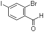 结构式 CAS# 261903-03-1, 2-溴-4-碘苯甲醛