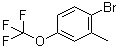 结构式 CAS# 261951-96-6, 2-甲基-4-(三氟甲氧基)溴苯