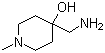 structure of CAS# 26228-68-2, 4-Aminomethyl-1-methylpiperidin-4-ol