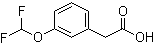 structure of CAS# 262587-06-4, 3-Difluoromethoxyphenylacetic acid;3-(Difluoromethoxy)benzeneacetic acid
