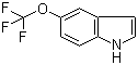 结构式 CAS# 262593-63-5, 5-三氟甲氧基-1H-吲哚