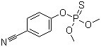 structure of CAS# 2636-26-2, Cyanophos;O,O-Dimethyl-O-(4-cyanophenyl)thiophosphate