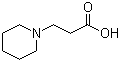 结构式 CAS# 26371-07-3, 1-哌啶丙酸