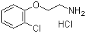 结构式 CAS# 26378-54-1, 2-(2-氯苯氧基)乙胺盐酸盐