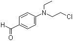 结构式 CAS# 2643-07-4, N-乙基-N-氯乙基-4-氨基苯甲醛