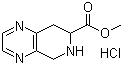 structure of CAS# 264624-28-4, Methyl 5,6,7,8-tetrahydropyrido[3,4-b]pyrazine-7-carboxylate hydrochloride