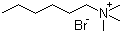 Hexyltrimethylammonium bromide molecular structure (CAS 2650-53-5)