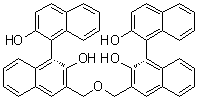 structure of CAS# 265116-85-6, (1R,1''R)-3,3''-[Oxybis(methylene)]bis-[1,1'-binaphthalene]-2,2'-diol