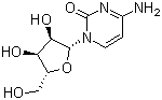 structure of CAS# 26524-60-7, L-Cytidine;beta-L-Cytidine