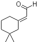 (E)-(3,3-Dimethylcyclohexylidene)-acetaldehyde molecular structure (CAS 26532-25-2)