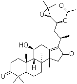 泽泻醇 C-23-醋酸酯分子结构 (CAS 26575-93-9)