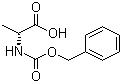 结构式 CAS# 26607-51-2, N-苄氧羰基-D-丙氨酸