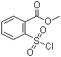Methyl 2-(chlorosulfonyl)benzoate molecular structure (CAS 26638-43-7)