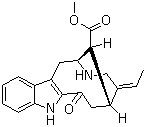 结构式 CAS# 2673-40-7, 派利文碱