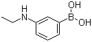 结构式 CAS# 267660-71-9, 3-(乙氨基)苯硼酸