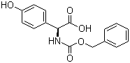 (alphaS)-4-Hydroxy-alpha-[[(phenylmethoxy)carbonyl]amino]benzeneacetic acid molecular structure (CAS 26787-76-8)