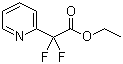 结构式 CAS# 267876-28-8, 2,2-二氟-2-(2-吡啶基)乙酸乙酯