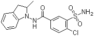 Indapamide molecular structure (CAS 26807-65-8)