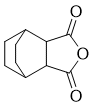 structure of CAS# 26843-47-0, Bicyclo[2.2.2]octane-2,3-dicarboxylic anhydride;4-oxatricyclo[5.2.2.02,6]undecane-3,5-dione