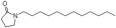 structure of CAS# 2687-96-9, 1-Lauryl-2-pyrrolidone;N-Dodecyl-2-pyrrolidone