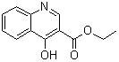 4-Hydroxyquinoline-3-carboxylic acid ethyl ester molecular structure (CAS 26892-90-0)