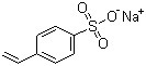 structure of CAS# 2695-37-6, Sodium p-styrenesulfonate ;Sodium 4-vinylbenzenesulphonate; p-Vinylbenzenesulphonic acid sodium salt