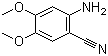 结构式 CAS# 26961-27-3, 2-氨基-4,5-二甲氧基苯腈