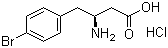结构式 CAS# 270062-84-5, (S)-3-氨基-4-(4-溴苯基)丁酸盐酸盐