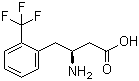 (S)-3-Amino-4-(2-trifluoromethylphenyl)butanoic acid molecular structure (CAS 270065-73-1)