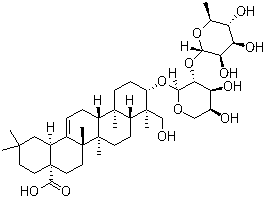 结构式 CAS# 27013-91-8, alpha-常春藤皂甙