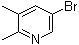 5-Bromo-2,3-dimethylpyridine molecular structure (CAS 27063-90-7)